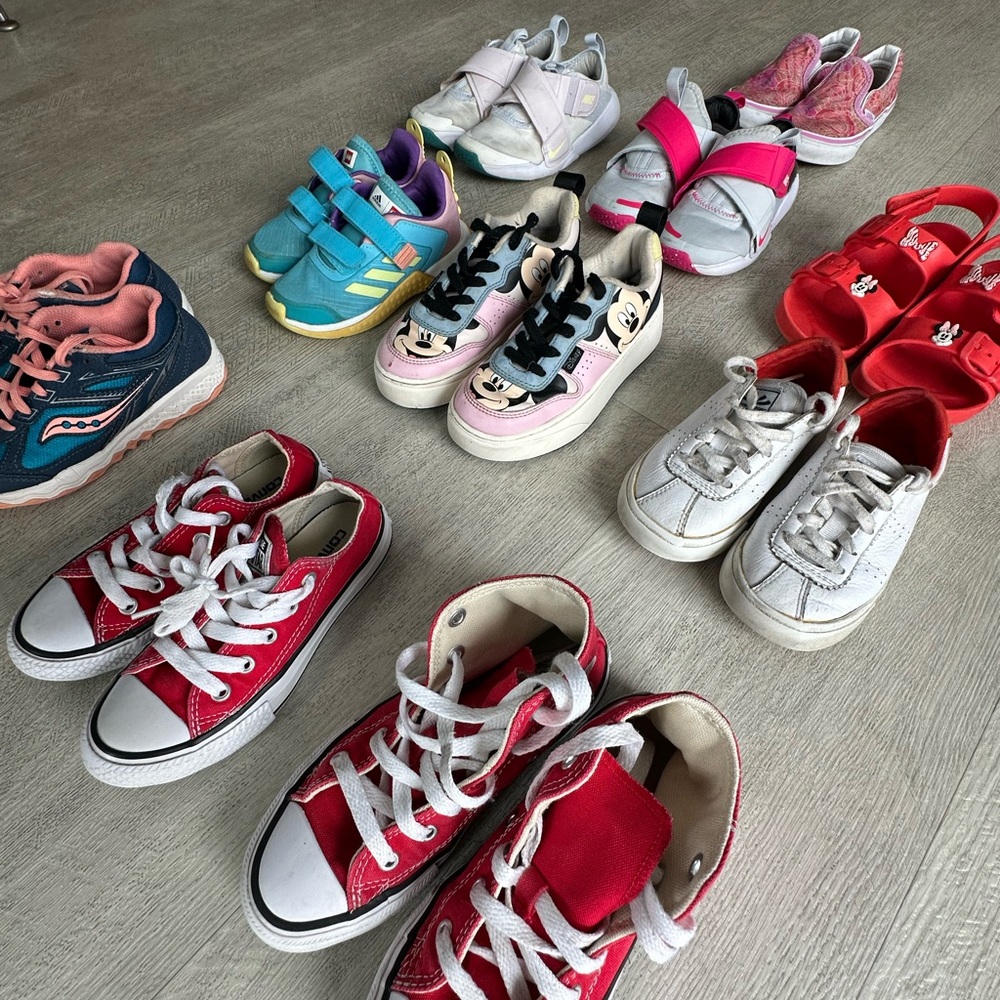 Girl Kids shoes | set of 10 pairs | 9-12.5k